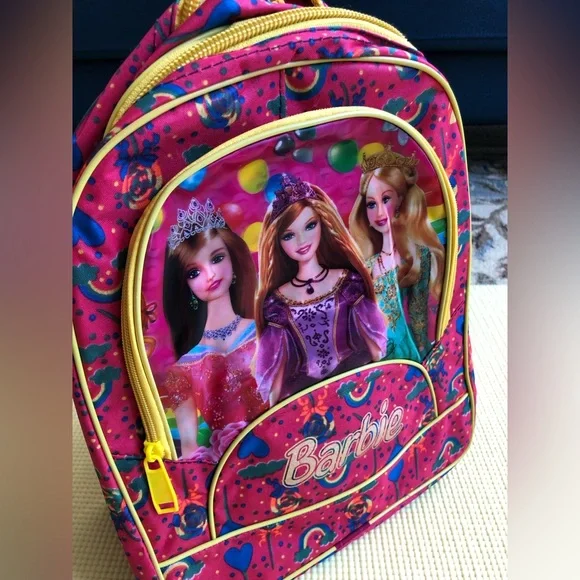 NEW Girls Kids Barbie Bag Backpack - Picture 5 of 12